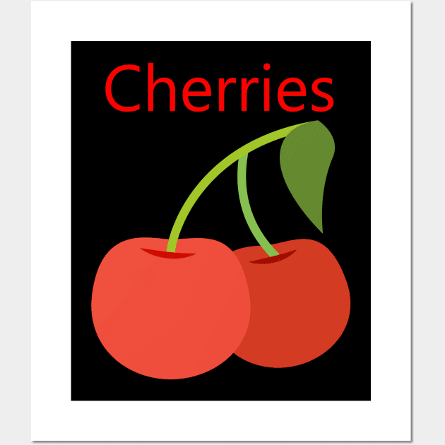 Cherries Wall Art by EclecticWarrior101